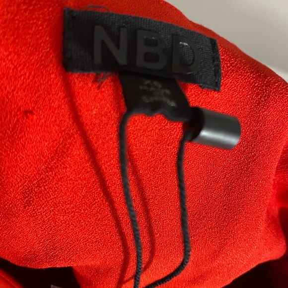 NWT Revolve NBD Reagan Jumpsuit Red Deep V Belt XXS, XS, S, M, L - Picture 8 of 8